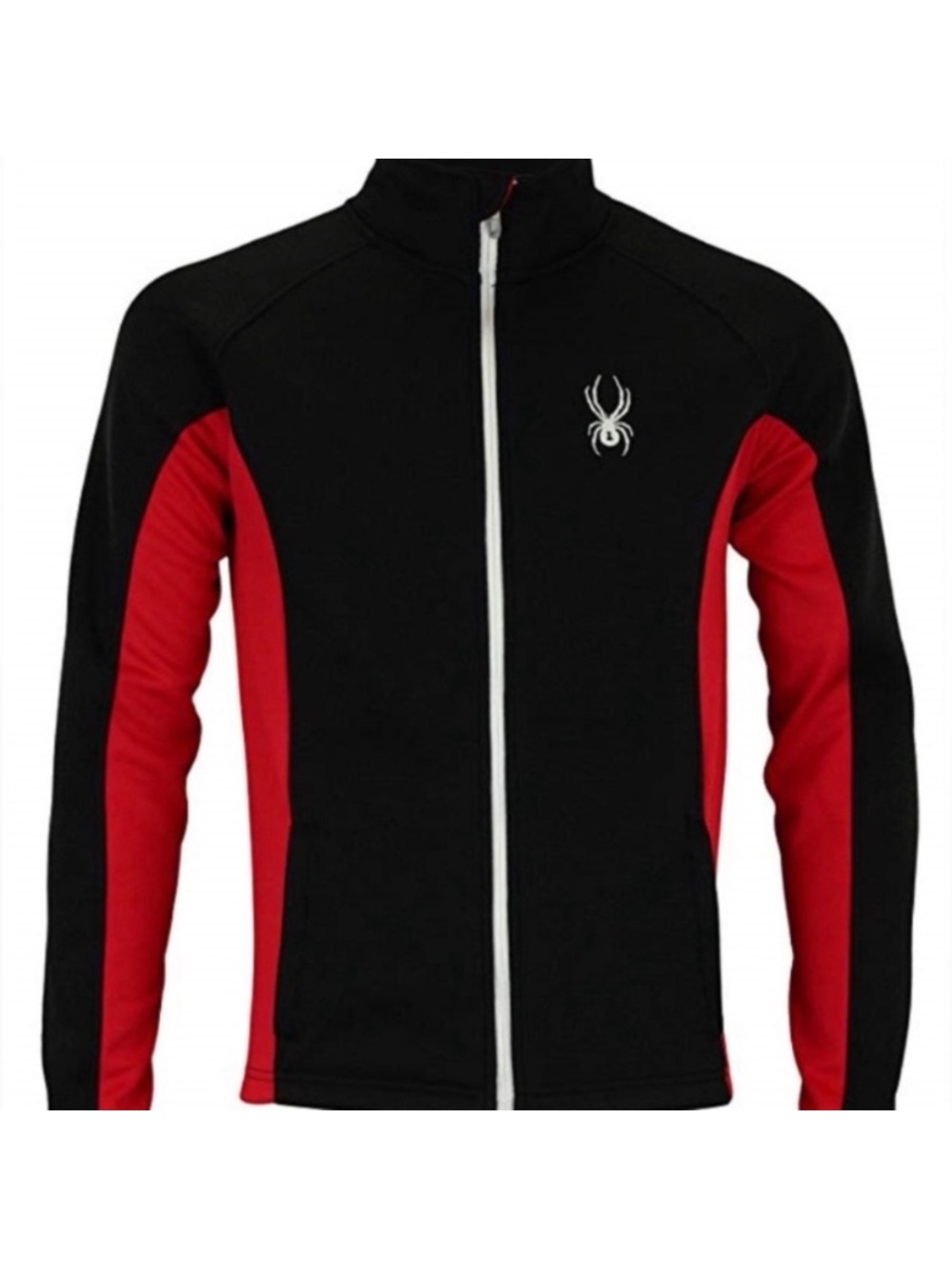 NEW Spyder Men’s Constant Black/Red Full Zip Jacket